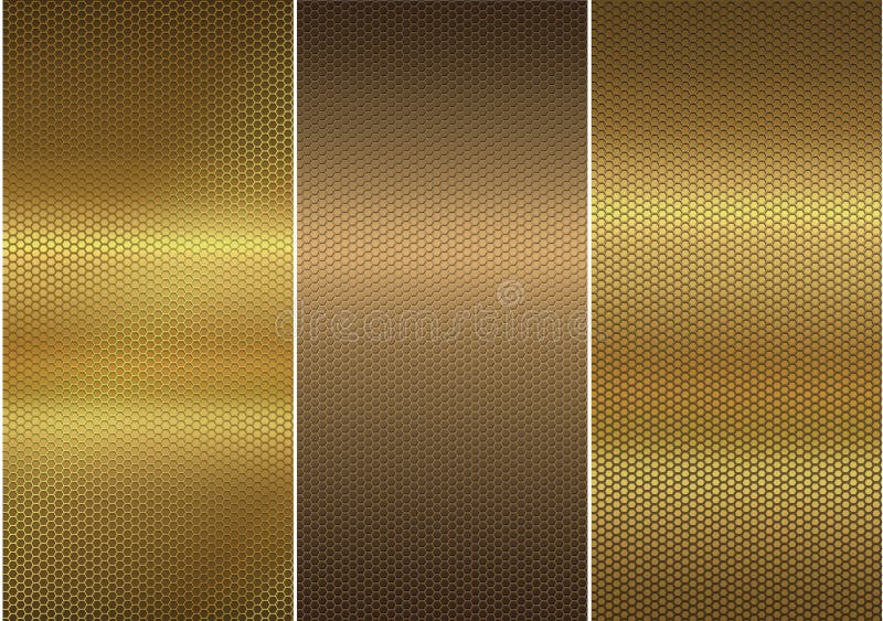 Gold and bronze textures. stock illustration. Illustration of modern