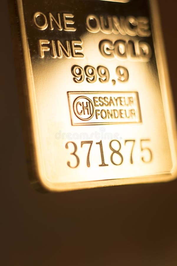 Gold bullion ingot 999.9 bar royalty free stock image Gold bullion ingot 999.9 bar royalty free stock image