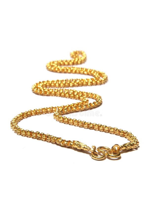 Gold chain stock image. Image of pretty, necklace, glamour 28912677