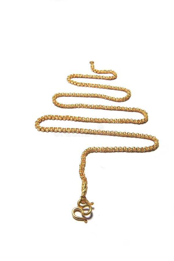 Gold chain stock image. Image of pretty, necklace, glamour 28912677