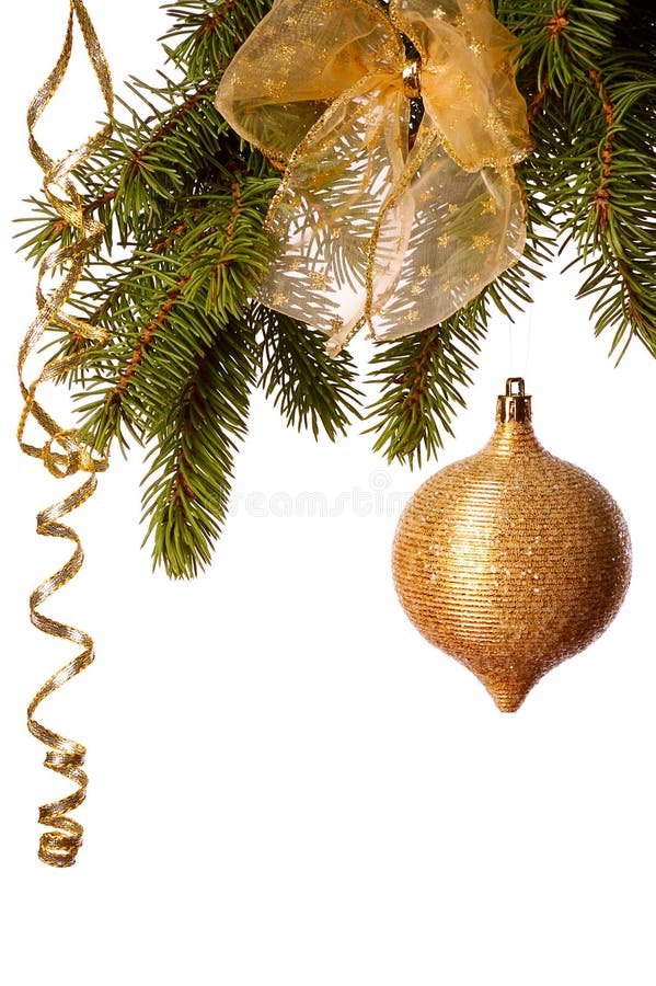 Gold Christmas decoration