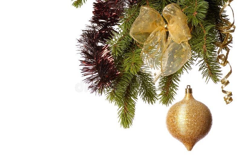 Gold Christmas decoration