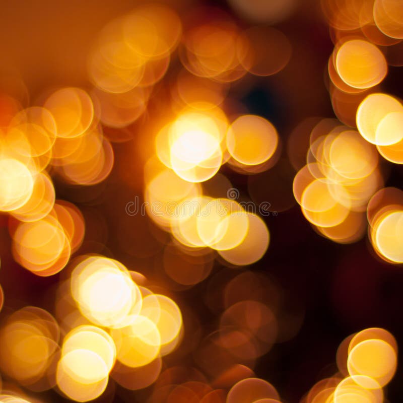 Gold Christmas Lights Background Stock Photo Image 22081282