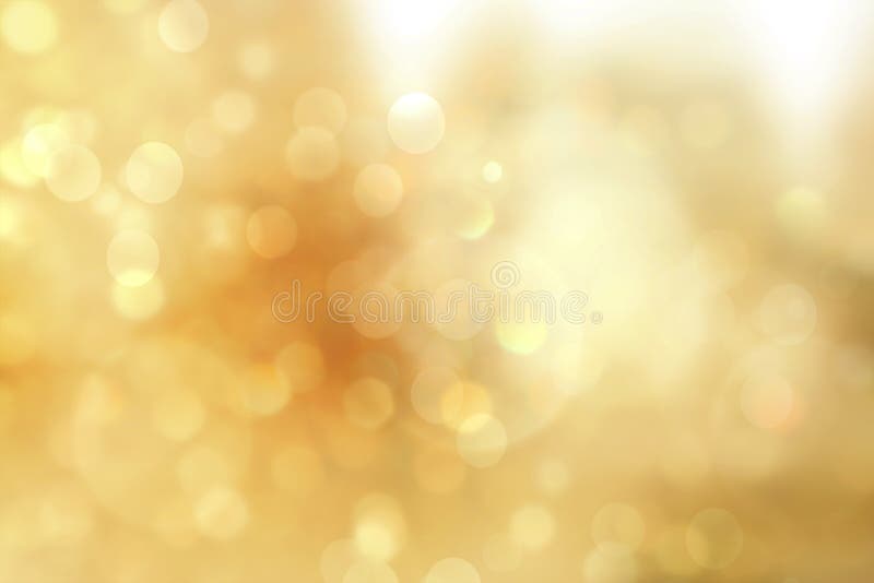 Gold christmas lights. Christmas soft luxury Bokeh background