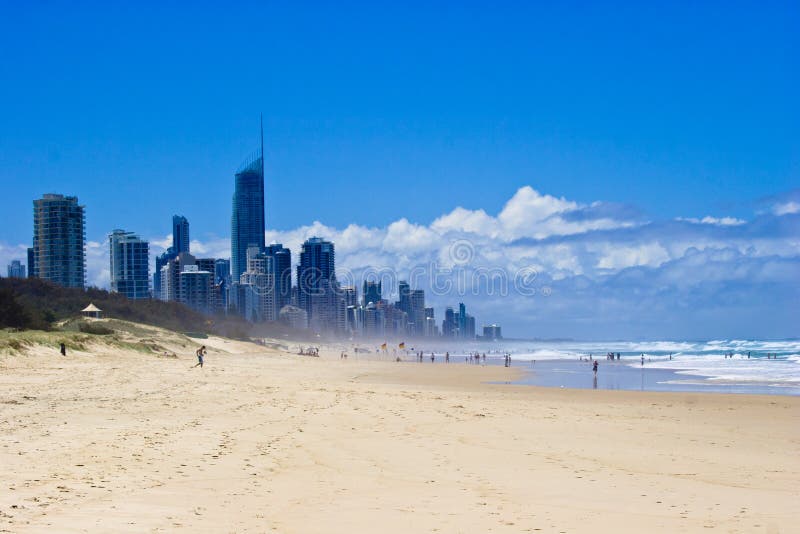 Gold Coast at beaches royalty free stock photography Gold Coast at beaches royalty free stock photography
