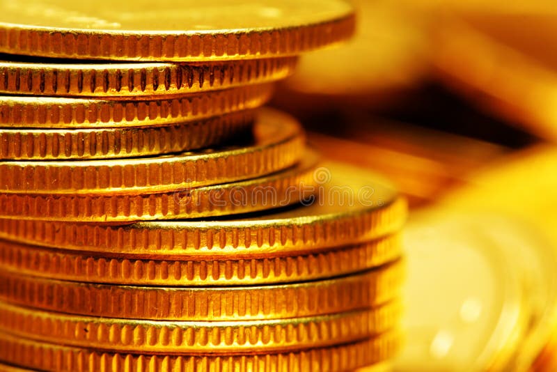 Golden coins stock image. Image of asset, coins, finance 2013265