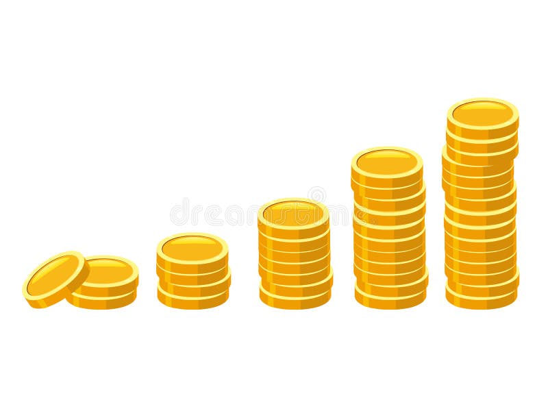 gold coins stack png