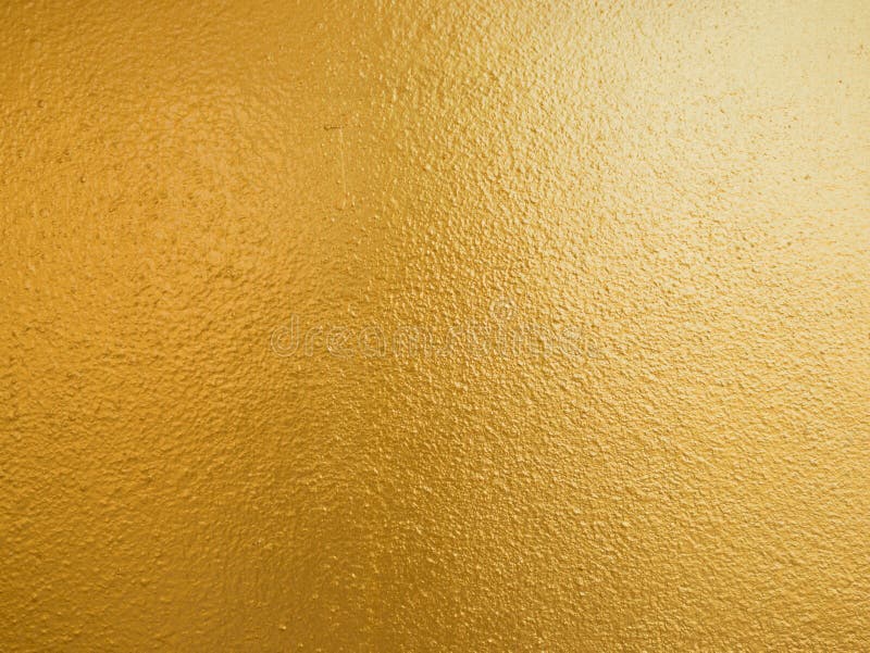 Gold Color Background. Rough Gold Texture Design on the Wall Stock Photo -  Image of gradient, backdrop: 138972224