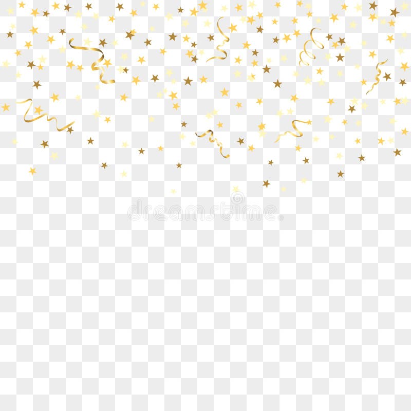 Gold confetti background