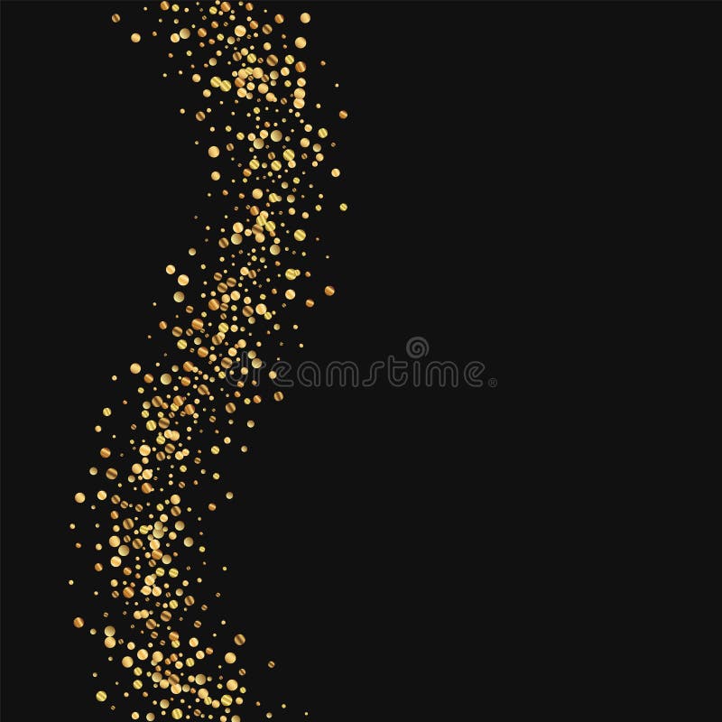 Gold confetti. stock vector. Illustration of abstract - 96901081