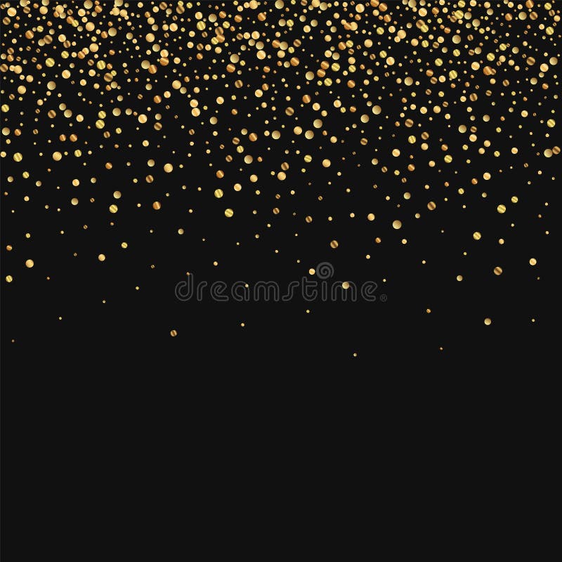 Gold confetti. stock vector. Illustration of particles - 96897359