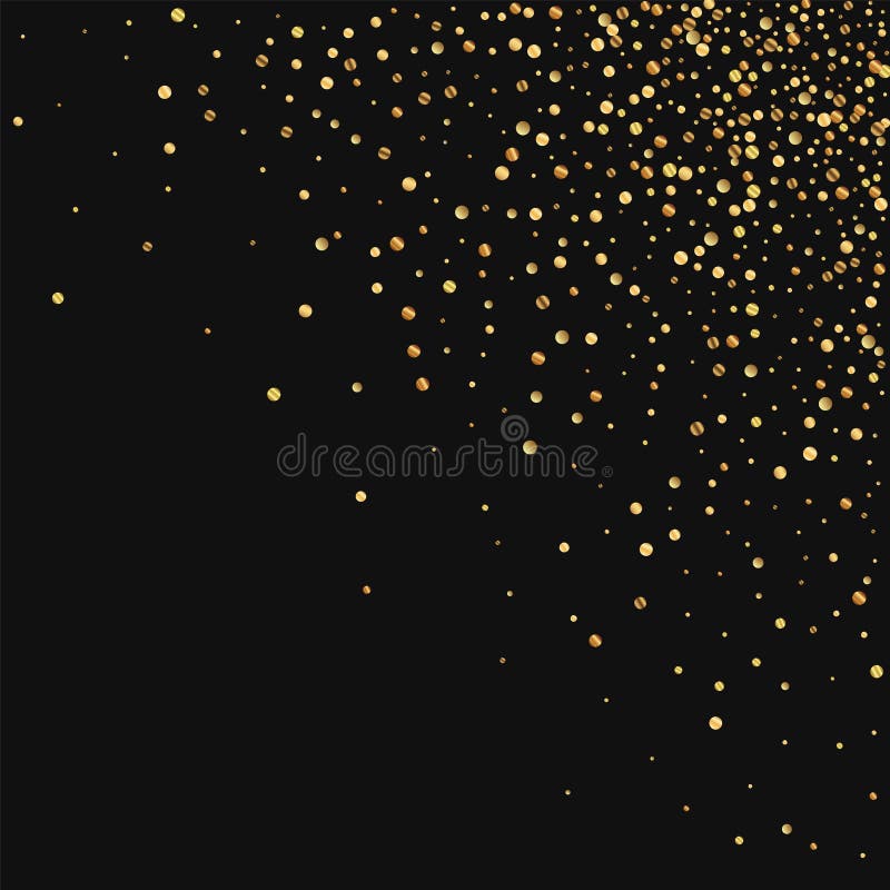 Gold confetti. stock vector. Illustration of billboard - 93305839