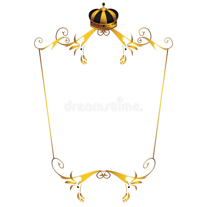 Gold crown image 1 vector illustration Gold crown image 1 vector illustration