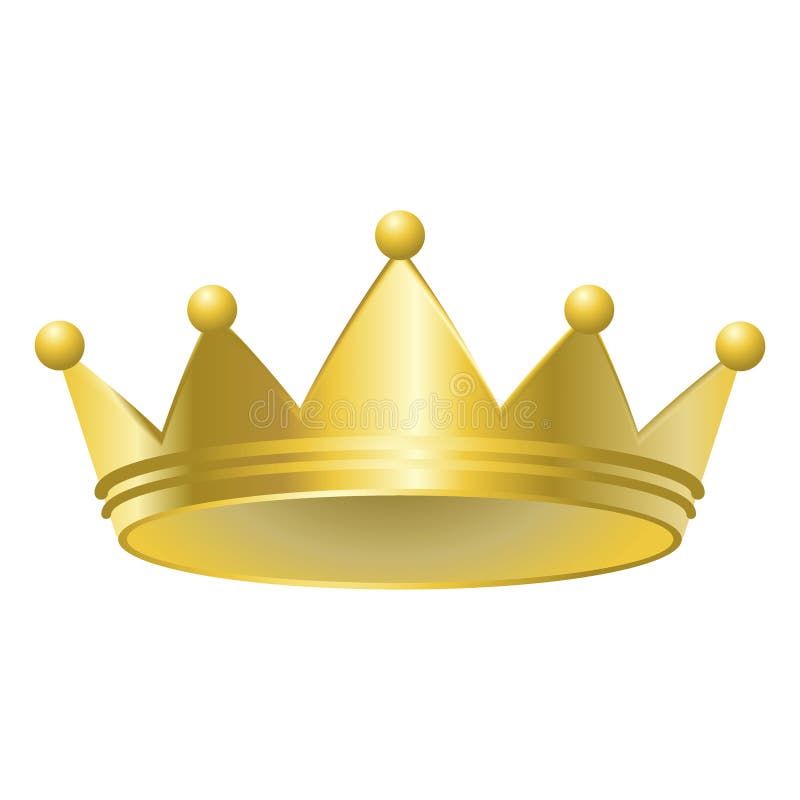 Gold Crown. Royal Headdress. Hat for the Queen. Monarchy Symbol ...