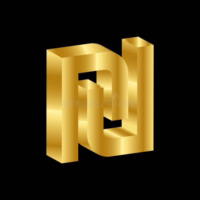 Gold 3D Luxury Shekel Currency Symbol Vector Stock Vector Illustration of vector, luxury