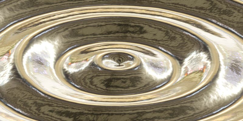 Gold 3D rendering wave pattern golden abstract background illustration vector illustration