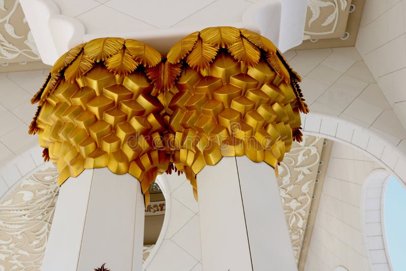 Gold pillars stock photo. Image of creative, artistic 2399876