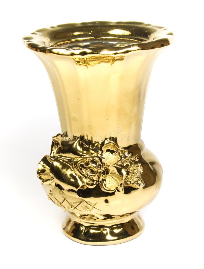 Gold Elegant Flower Vase Free Stock Photos & Pictures, Gold Elegant