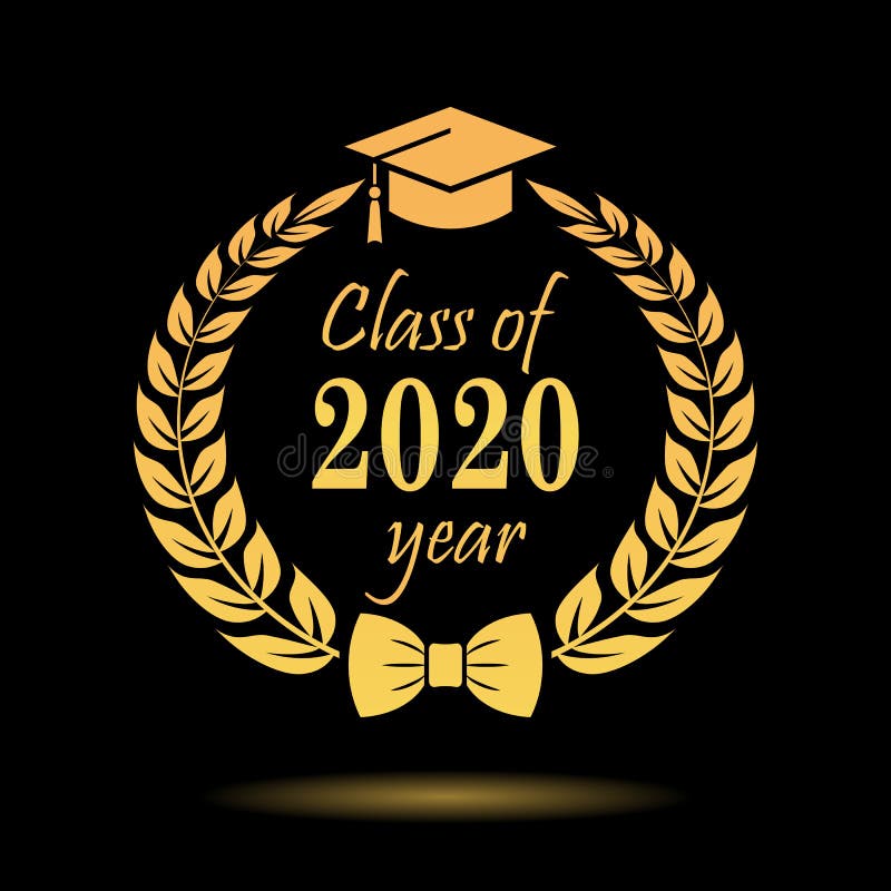 Class of 2020 year icon vector illustration