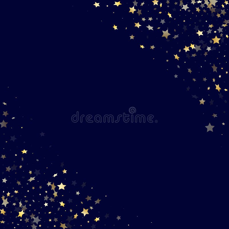 Gold Falling Star Sparkle Elements of Glitter Gradient Vector ...