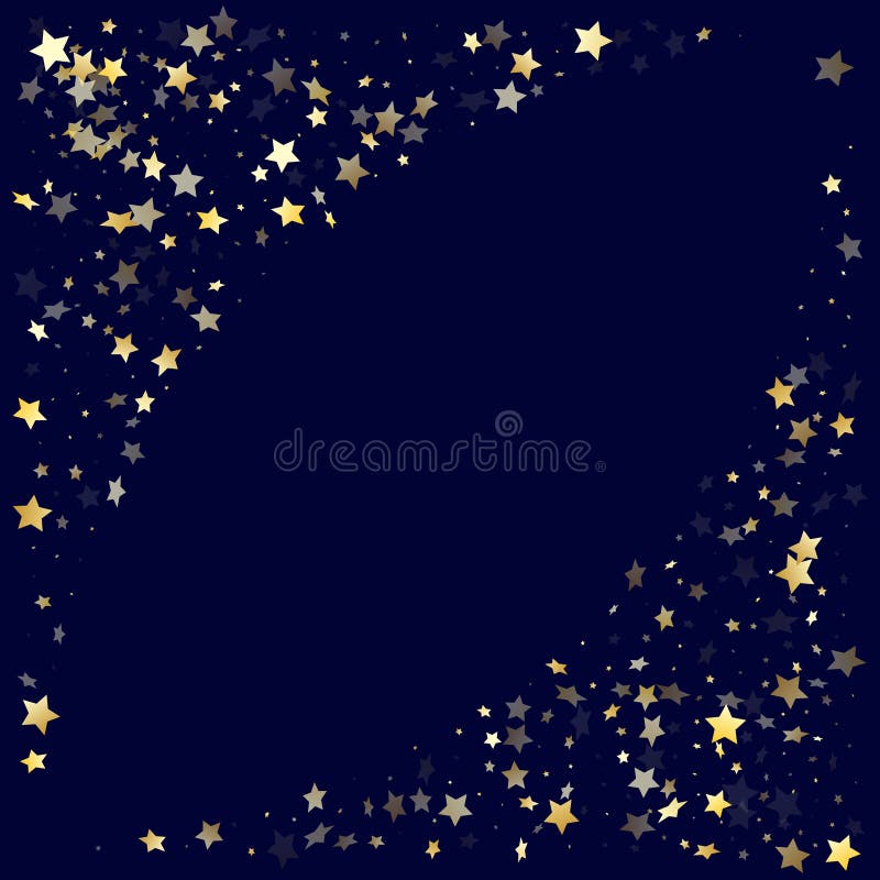 Gold Falling Star Sparkle Elements of Glitter Gradient Vector ...