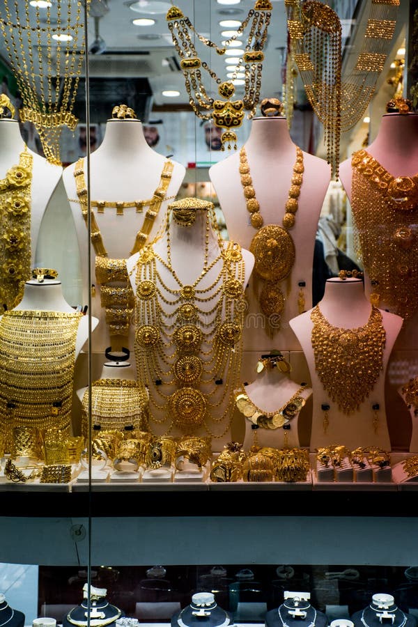 Gold On The Famous Golden Souk In Dubai Editorial Stock Photo Image Of January Deira