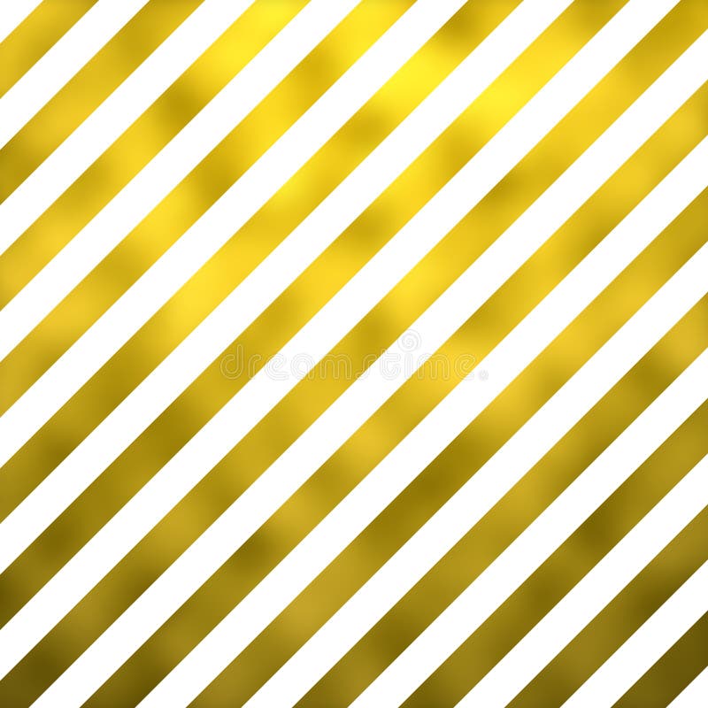 Gold Faux Foil Metallic Diagonal Stripes White Background Stock  Illustration - Illustration of background, pattern: 66965400