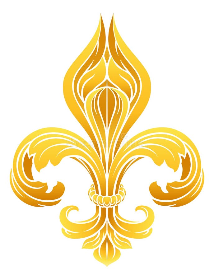 Fleur-de-lis vector stock vector. Illustration of arms - 7447045