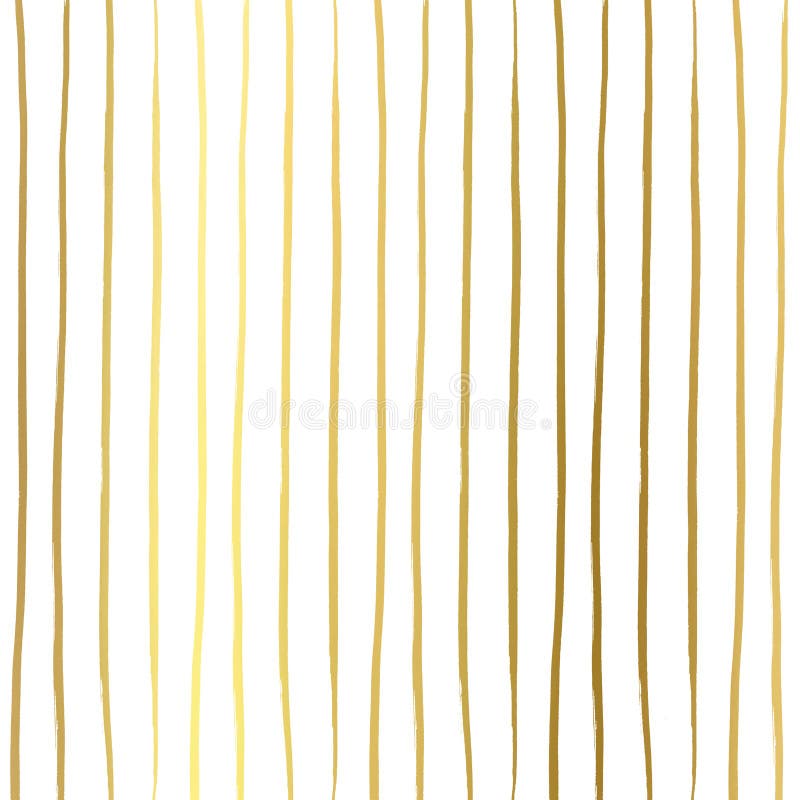 Gold Foil Lines on White Background, Gold Texture. Gold Foil Lines