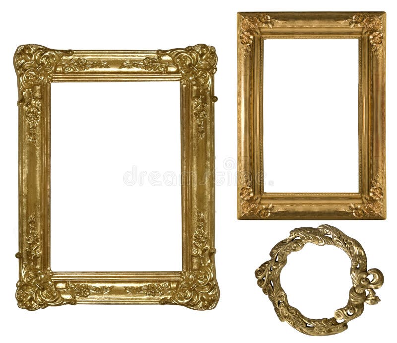 Gold frame