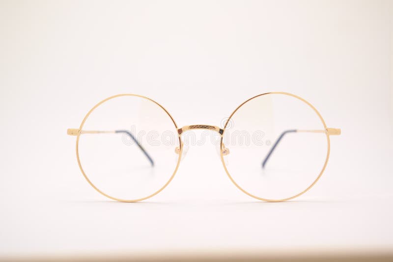 Gold Framed Eyeglasses Picture. Image 82987614