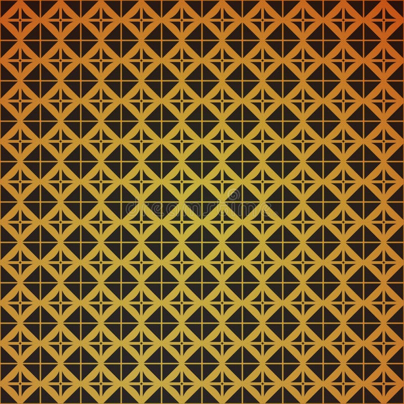 Gold geometric retro abstract seamless cube pattern with rhombuses, square. royalty free illustration Gold geometric retro abstract seamless cube pattern with rhombuses, square. royalty free illustration