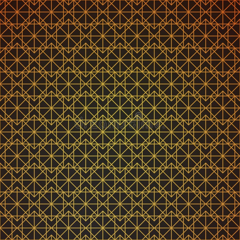 Gold geometric retro abstract seamless cube pattern with rhombuses, square. royalty free illustration Gold geometric retro abstract seamless cube pattern with rhombuses, square. royalty free illustration