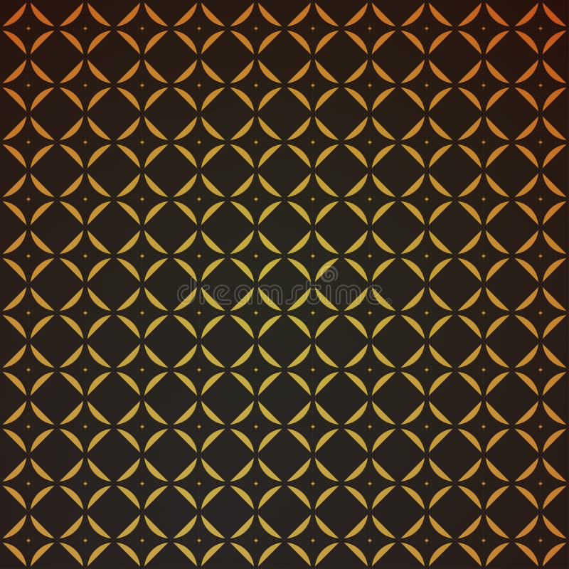 Gold geometric retro abstract seamless cube pattern with rhombuses, square. royalty free illustration Gold geometric retro abstract seamless cube pattern with rhombuses, square. royalty free illustration