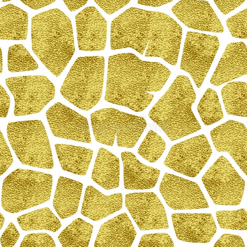 Gold giraffe pattern stock vector. Illustration of glossy 75437656