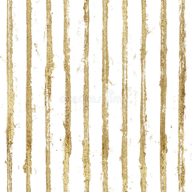Gold gliterring shining stripe grunge seamless pattern. Golden stripes on black background stock photography