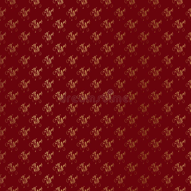 Vector Maroon Wallpaper With Gold Ornament Royalty Free SVG Cliparts  Vectors And Stock Illustration Image 32648301