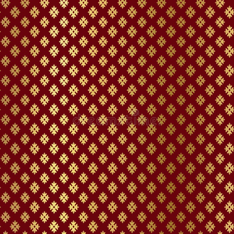 Gold Glitter Damask On Burgundy Background Gold Texture Gold Damask