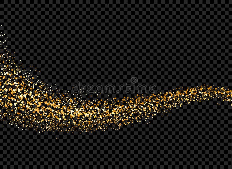 Gold Glitter Particles Isolate on Png or Transparent Background with  Sparkling Snow and Star Light. Graphic Resources for Stock Vector -  Illustration of bokeh, card: 233718826