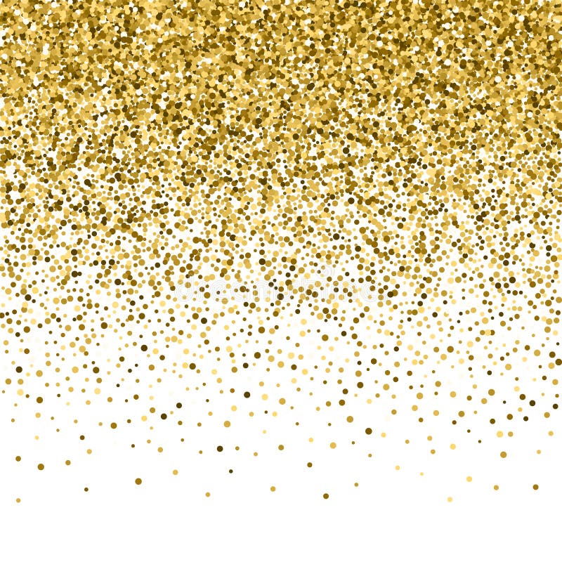 Tegenstander Amuseren kiem Gold Glitter Shine Texture on a Black Background. Golden Explosion of  Confetti Stock Vector - Illustration of rich, design: 72610355