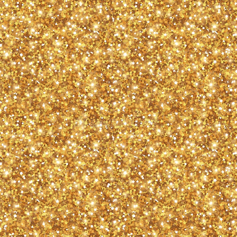 Orange glitter sparkle on a transparent Royalty Free Vector