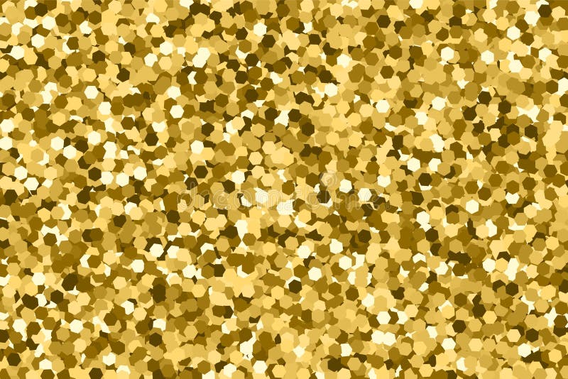 Gold Glitter Texture Vector. Stock Vector Illustration of metallic