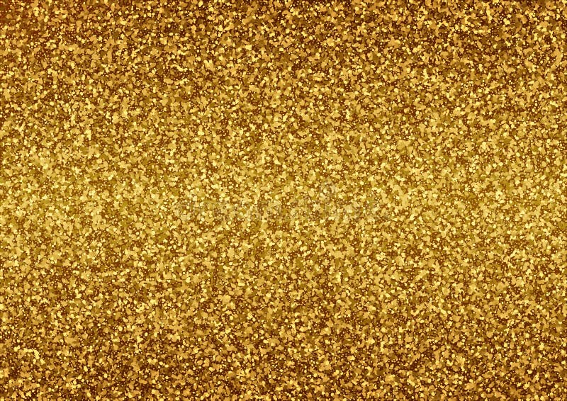 Gold Glitter Textures Shimmering Background Vector Illustration Shiny