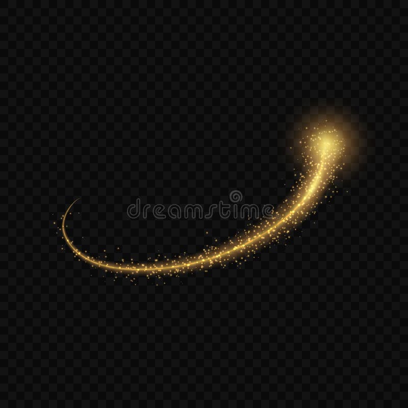 Gold Glow Light Effect Stars Bursts with Sparkles Isolated Stock