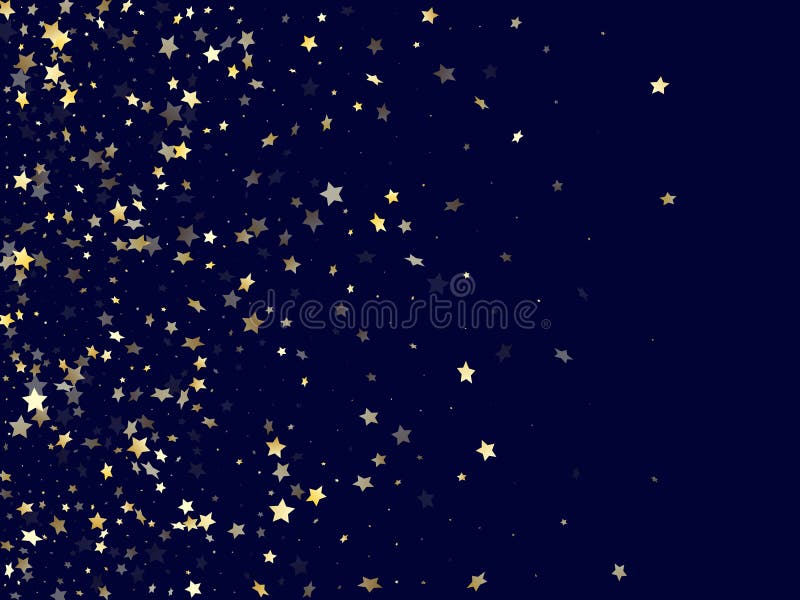 Gold Gradient Star Dust Sparkle Vector Background. Stock Vector ...