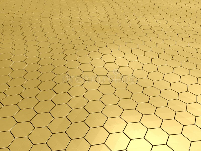 Gold Pattern Background Stock Illustration Illustration of