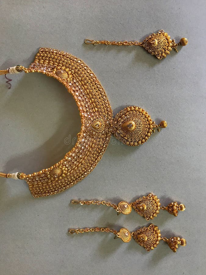 Gold jewellery stock image. Image of accessories, expensive 98341137