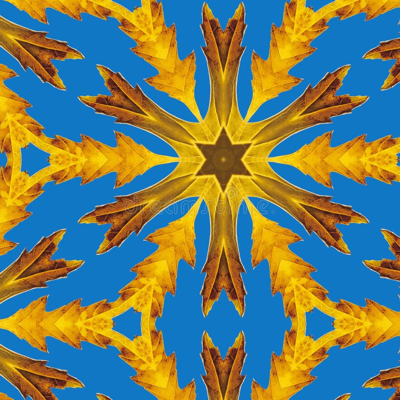 Gold Leaf Star D Picture. Image 3306824