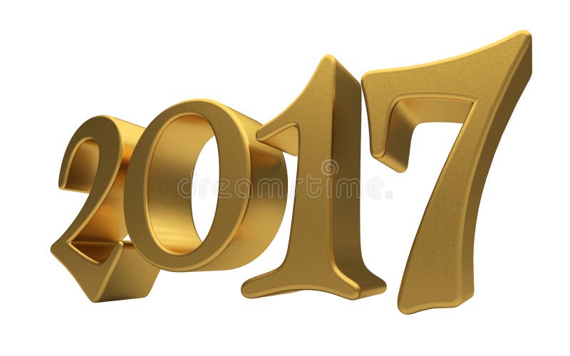 2017 New Year Stock Illustration Illustration Of Shape 52661867