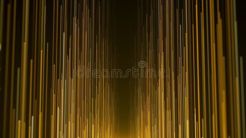 Gold lights streak awards background